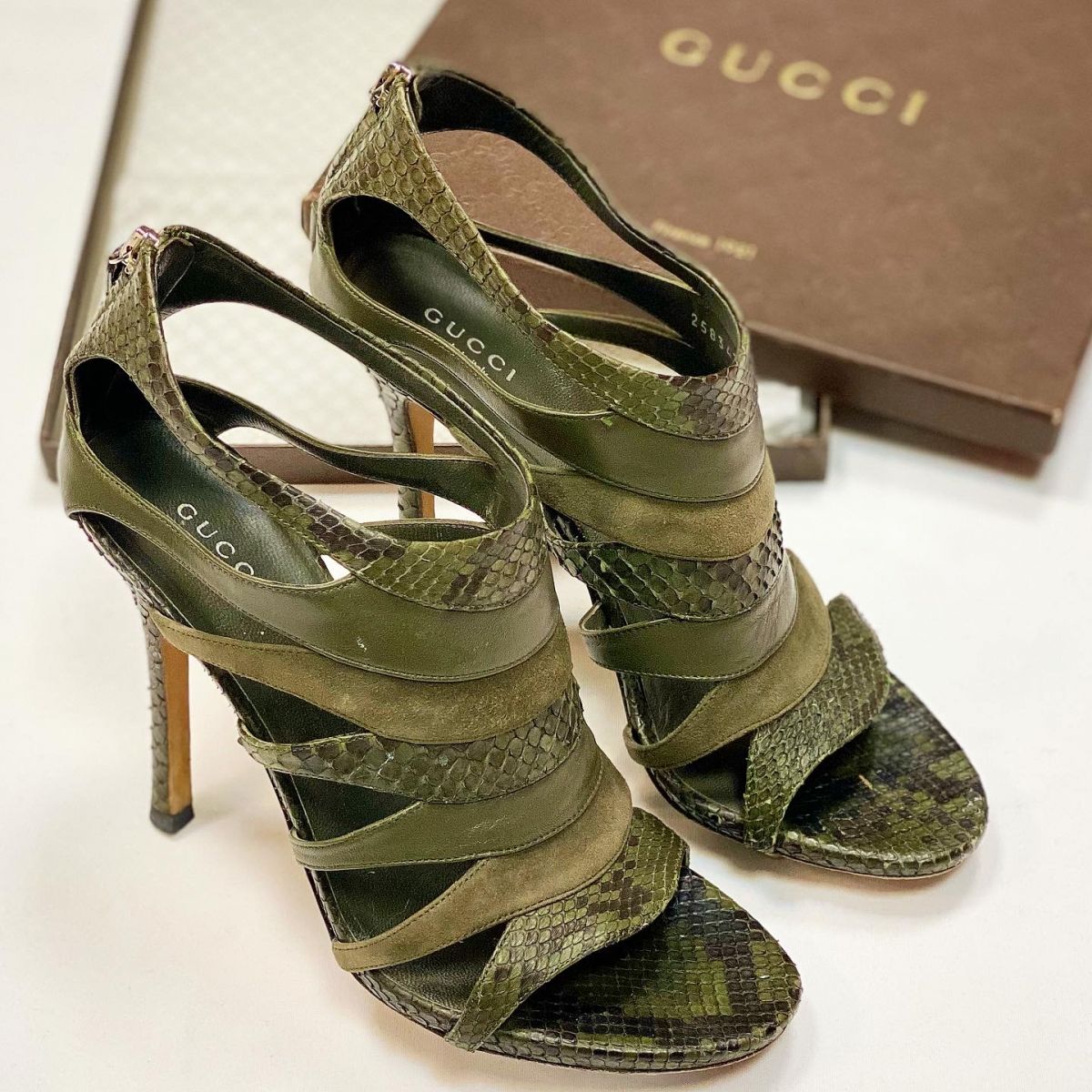 Босоножки Gucci размер 38 цена 9 231 руб 