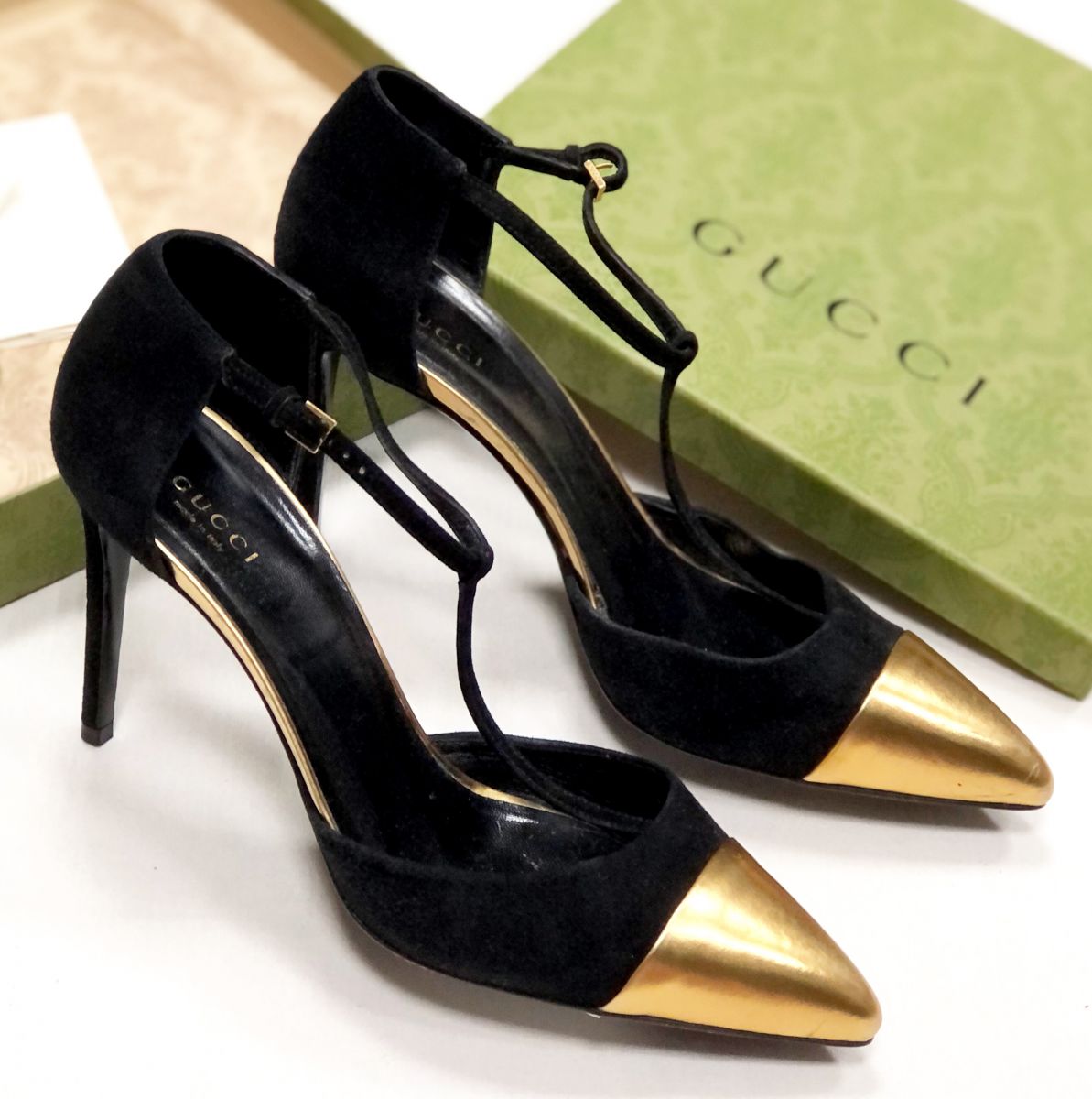 Туфли Gucci размер 38.5 цена 15 655 руб
