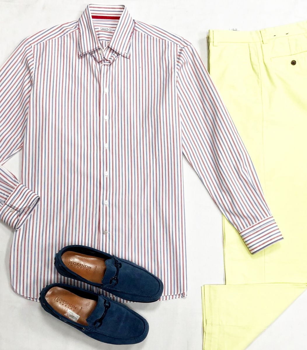 #mechtamen Рубашка Zilli размер 42/16 цена 7 828 руб
Брюки Brooks Brothers размер 33/34 цена 6 262 руб
Мокасины размер 43.5 цена 4 697 руб