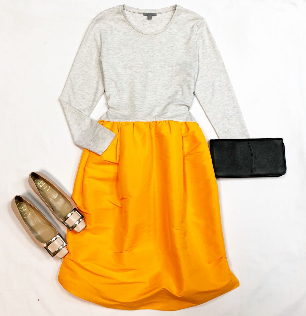 Платье Cos размер L цена 3 077 рубБалетки Roger Vivien размер 36 цена 21 539 руб