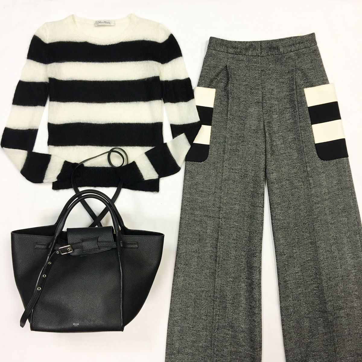 Костюм MaxMara  размер 38 цена 15 385 руб Сумка Celine 