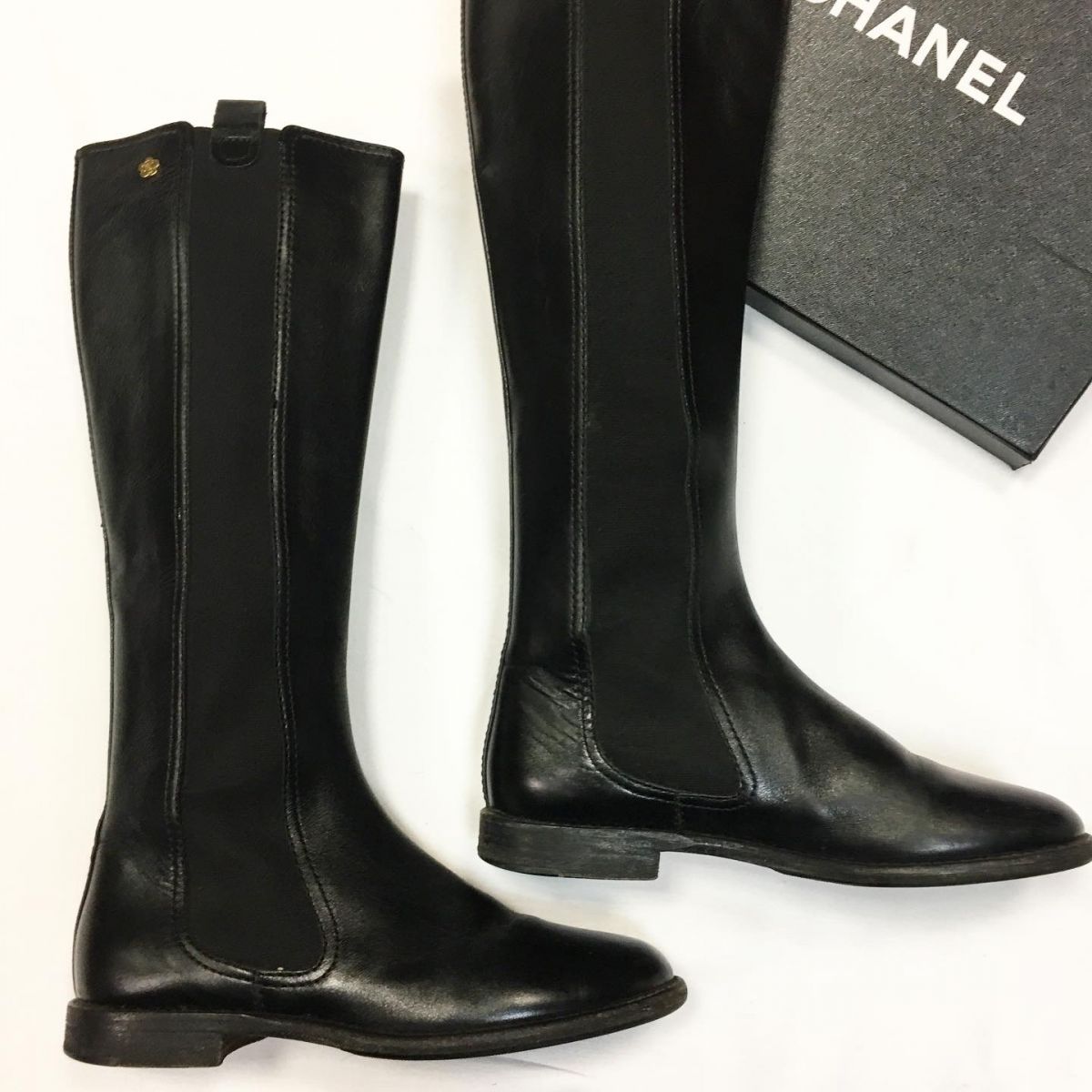 Сапоги Chanel размер 37 цена 15 385 руб