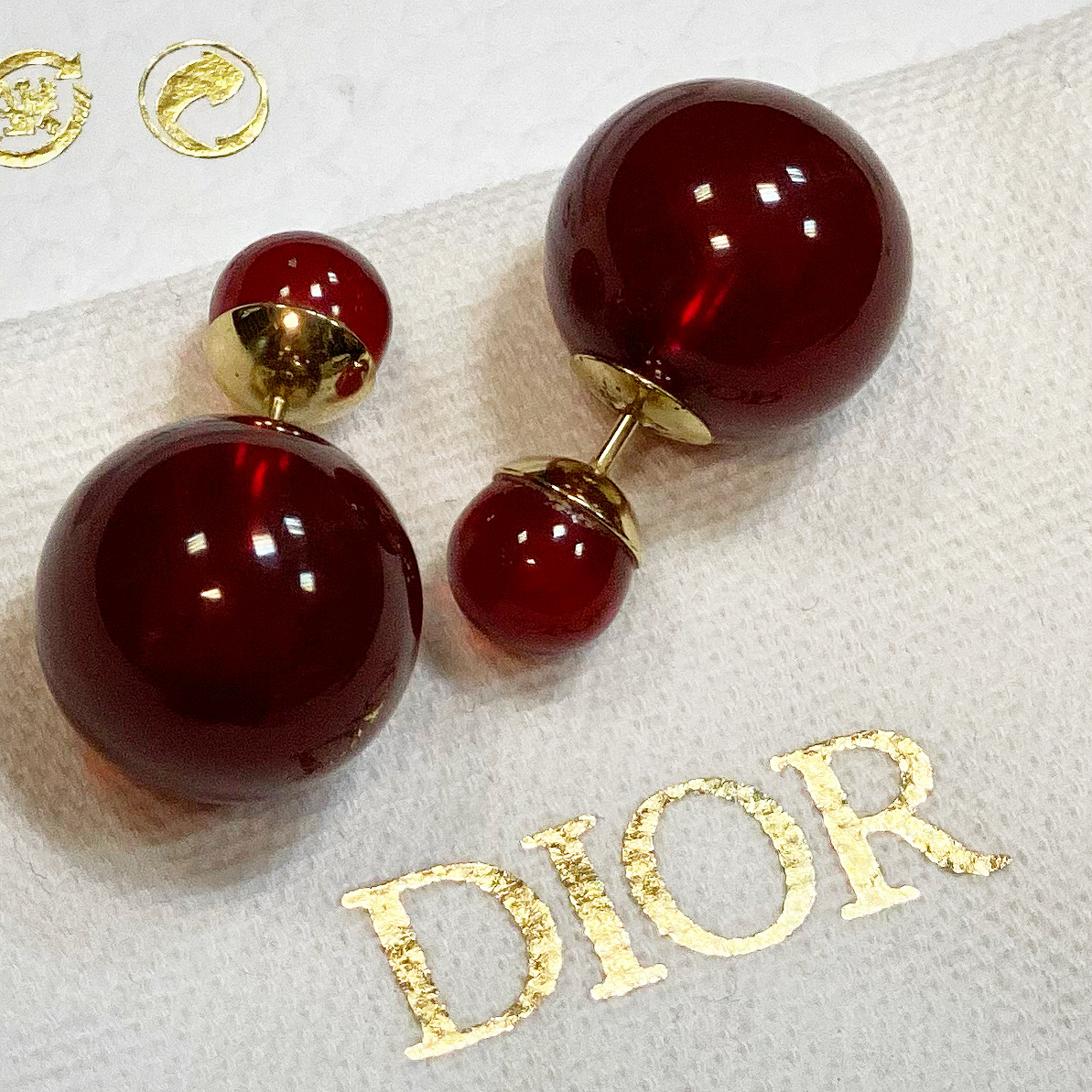 Серьги Dior цена 23 078 руб 