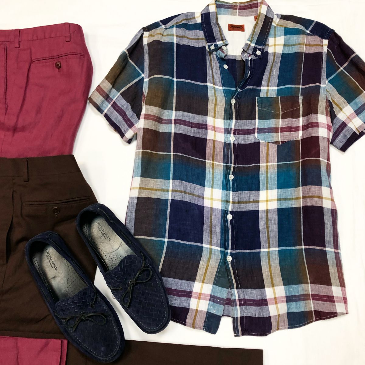 #Mechtamen Рубашка /лён/ Missoni размер 52 цена 7693 руб Брюки /лён/ Hermes /‘Brioni размер 52/54 цена 4 616 руб / 10 770 руб