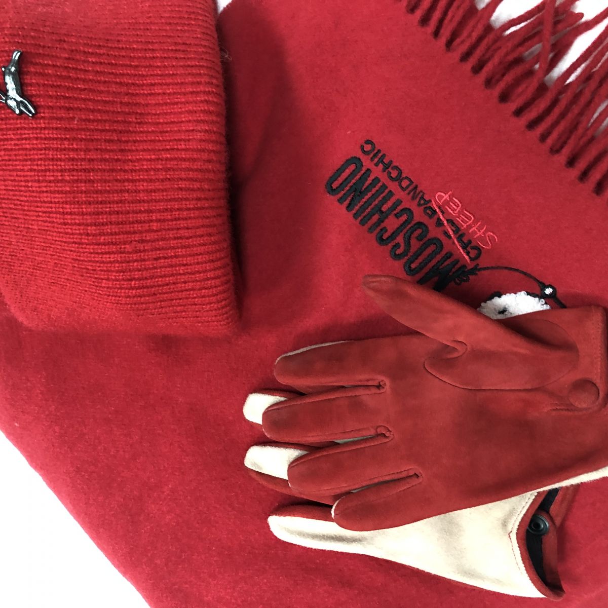 Перчатки ???? замшевые MSGM цена 4 697 руб