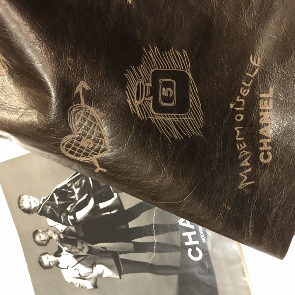 Юбка / кожа / Chanel 