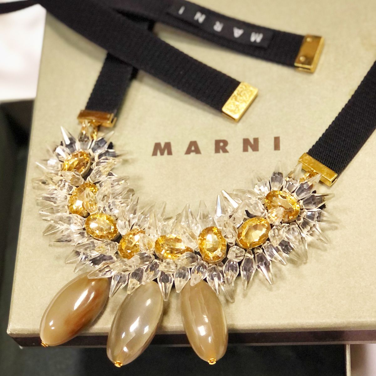 Колье / камни / Marni  цена 7 693 руб 