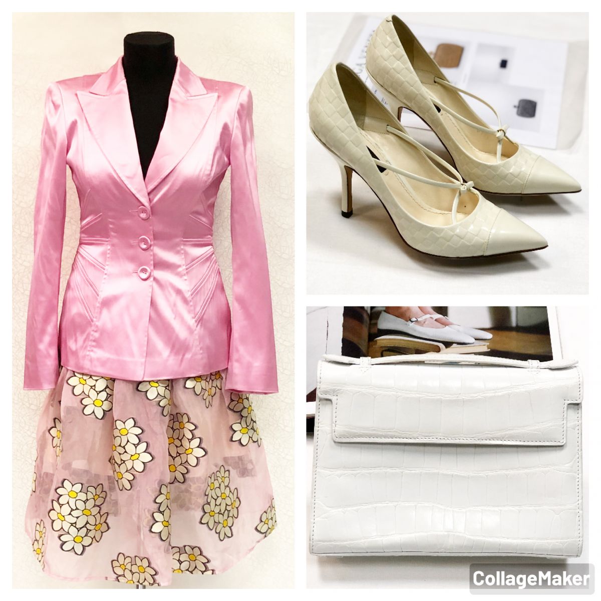 Жакет Escada размер 34 цена 4 616 руб Юбка Red Valentino размер S цена 9 231 руб Туфли Louis Vuitton размер 36 цена 23 078 руб Клатч Giosa