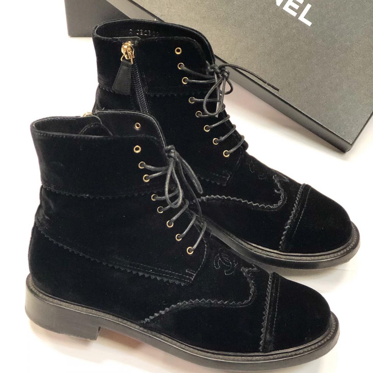 Ботинки CHANEL размер 38.5 цена 23 078 руб 