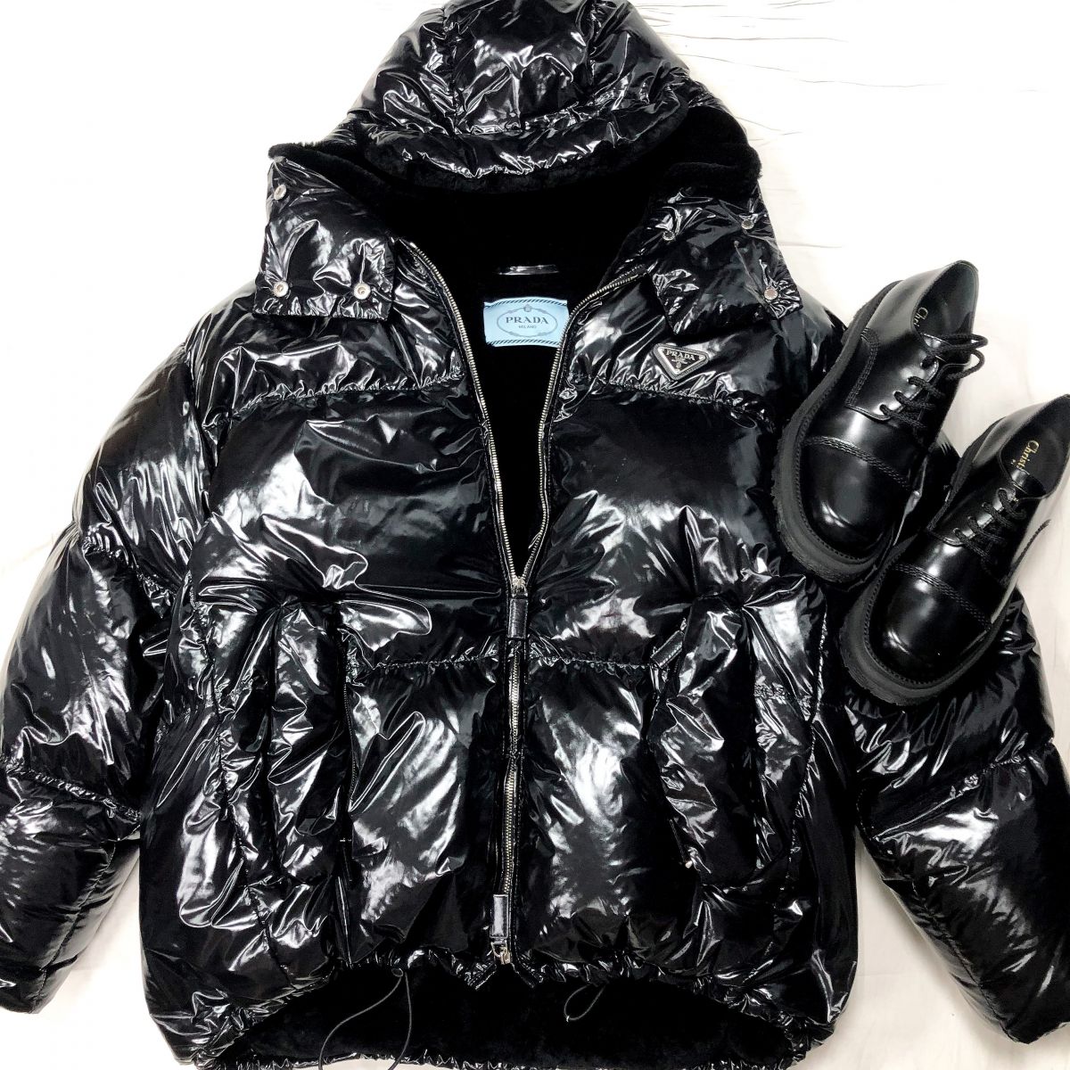 Куртка зимняя PRADA размер 40 цена 187 860 руб