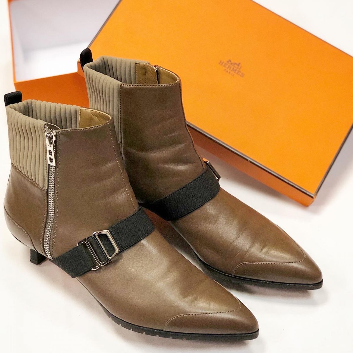 Ботильоны Hermès  размер 39 цена 30 770 руб