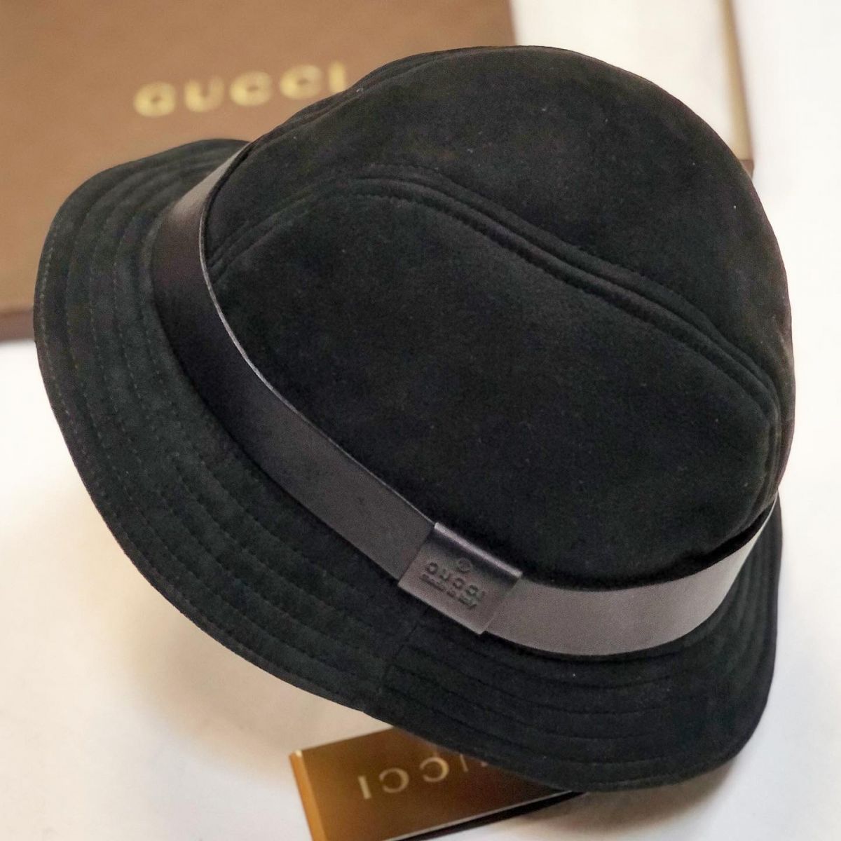 Шляпа / на меху / Gucci  размер L цена 15 385 руб / новая с бирками / 