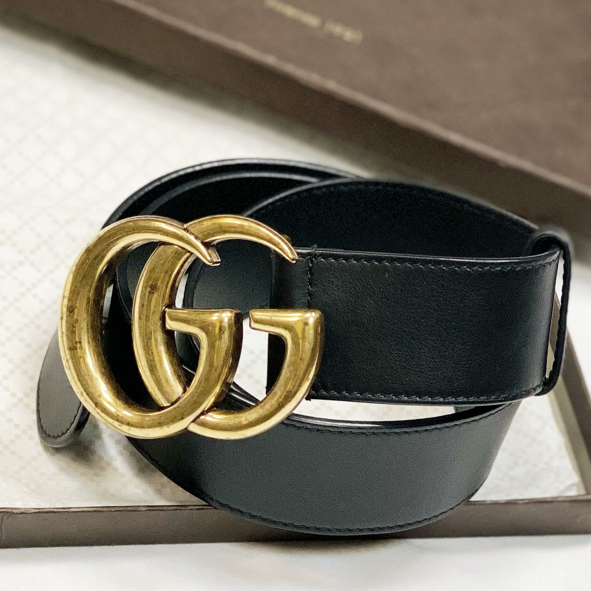 Ремень Gucci размер 85/34 цена 15 385 руб 