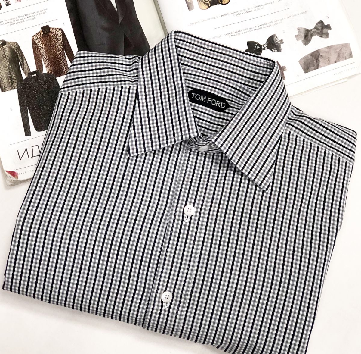 #mechtamen Рубашка Tom Ford размер 41/16 цена 7 828 руб

