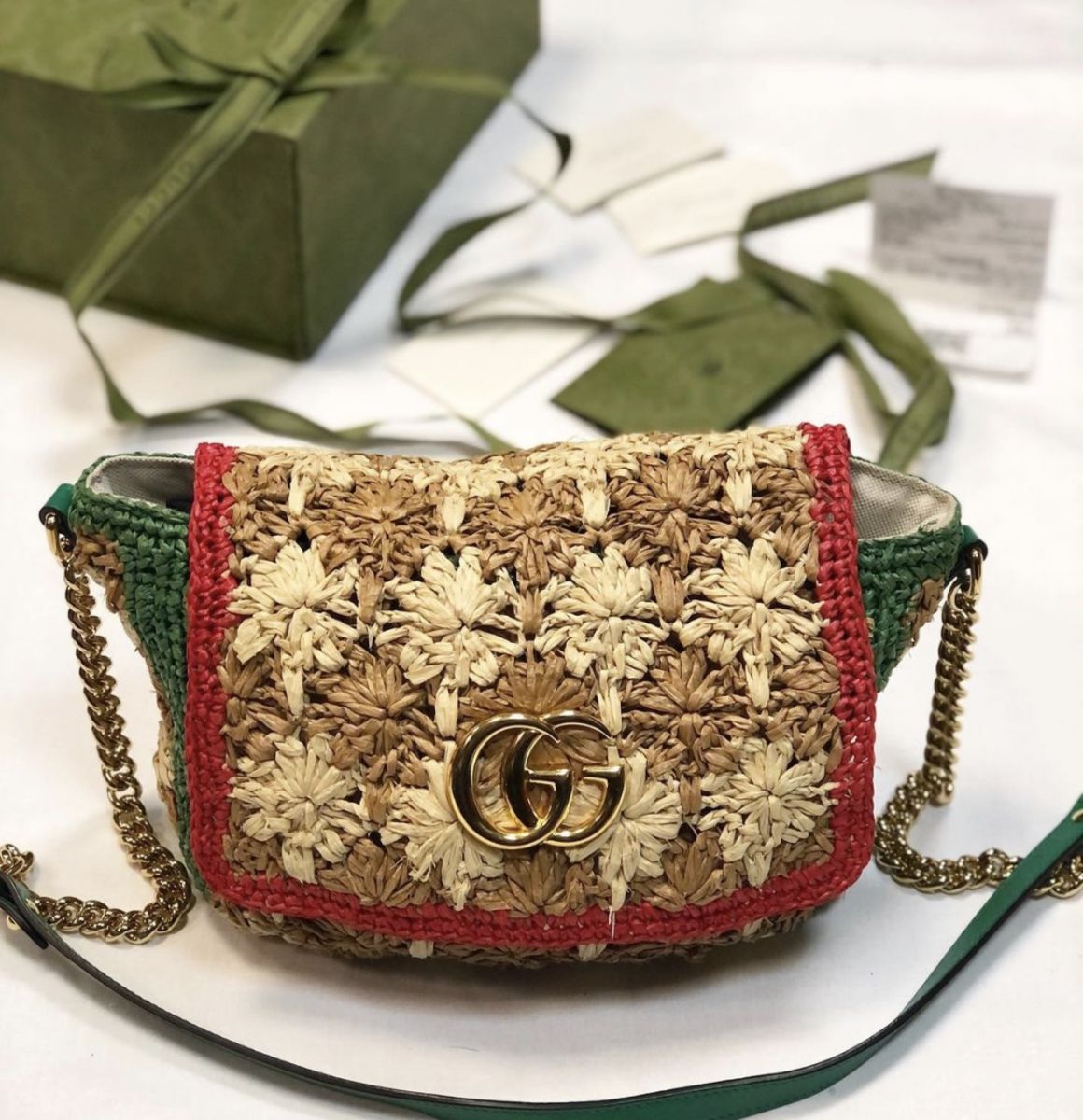 Сумка Gucci размер 22/20 цена 58 463 руб