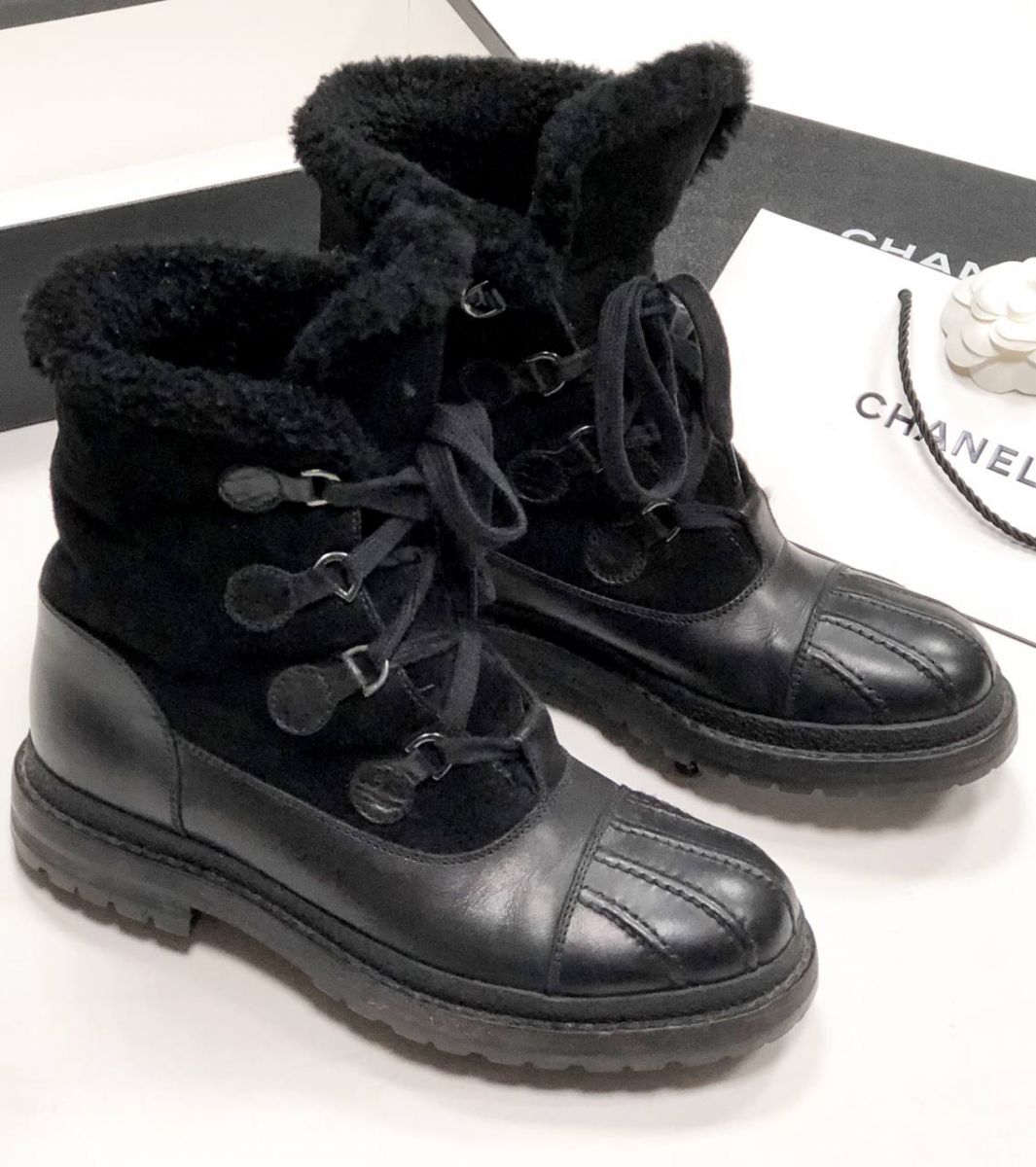 Ботинки Chanel размер 39 цена 39 138 руб 