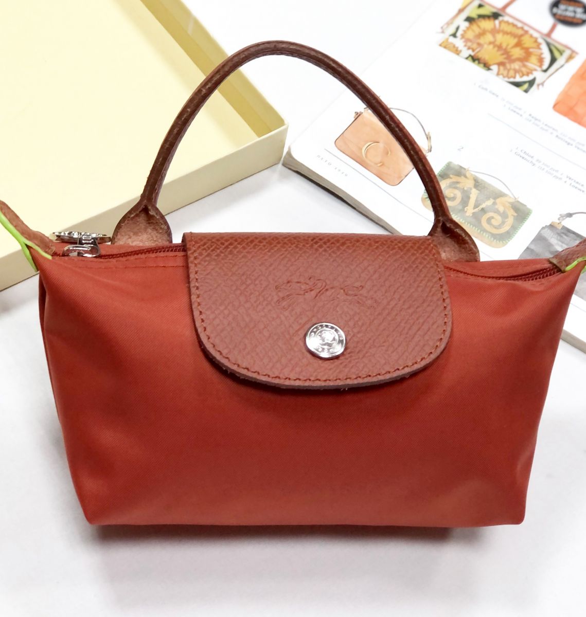 Сумочка Langchamp размер 18/10 цена 10 959 руб