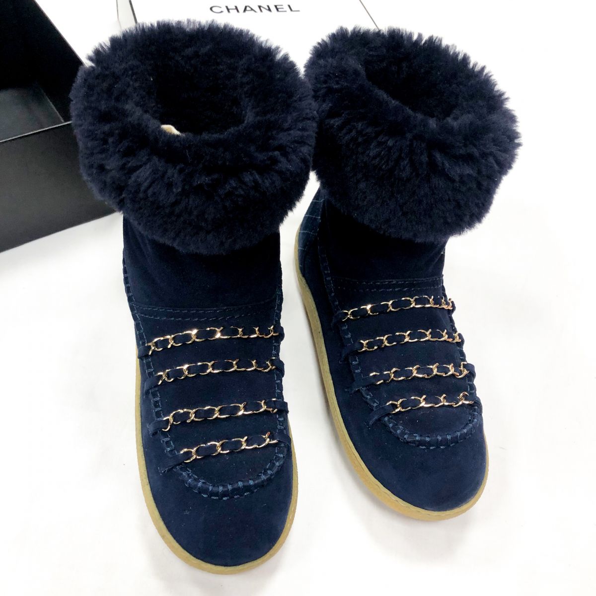 Угги Chanel размер 38.5 цена 61 540 руб 