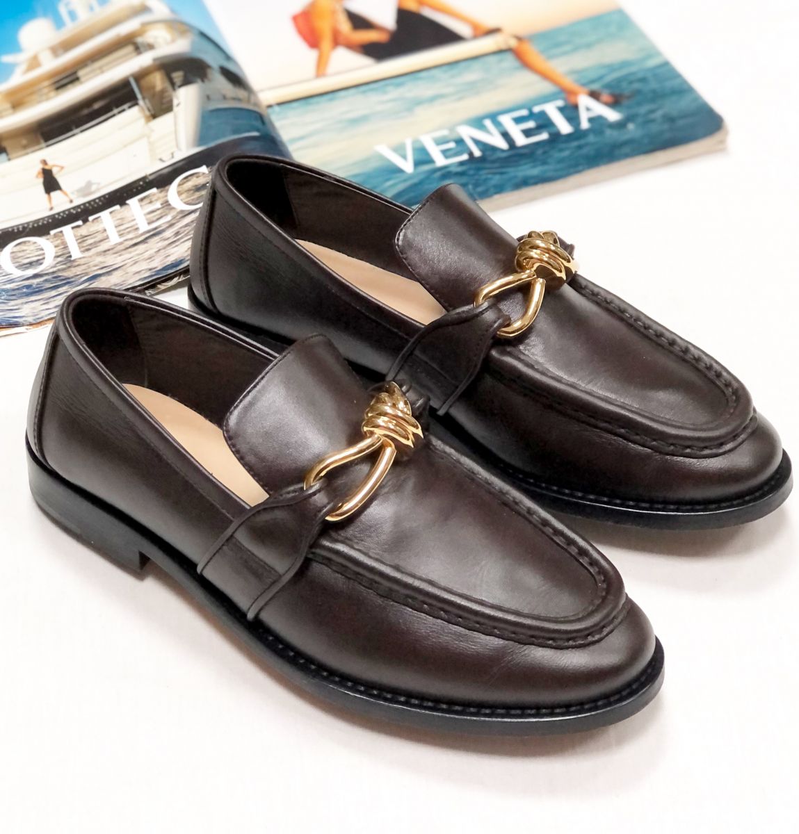 Лоферы BOTTEGA VENETA размер 39 цена 31 310 руб