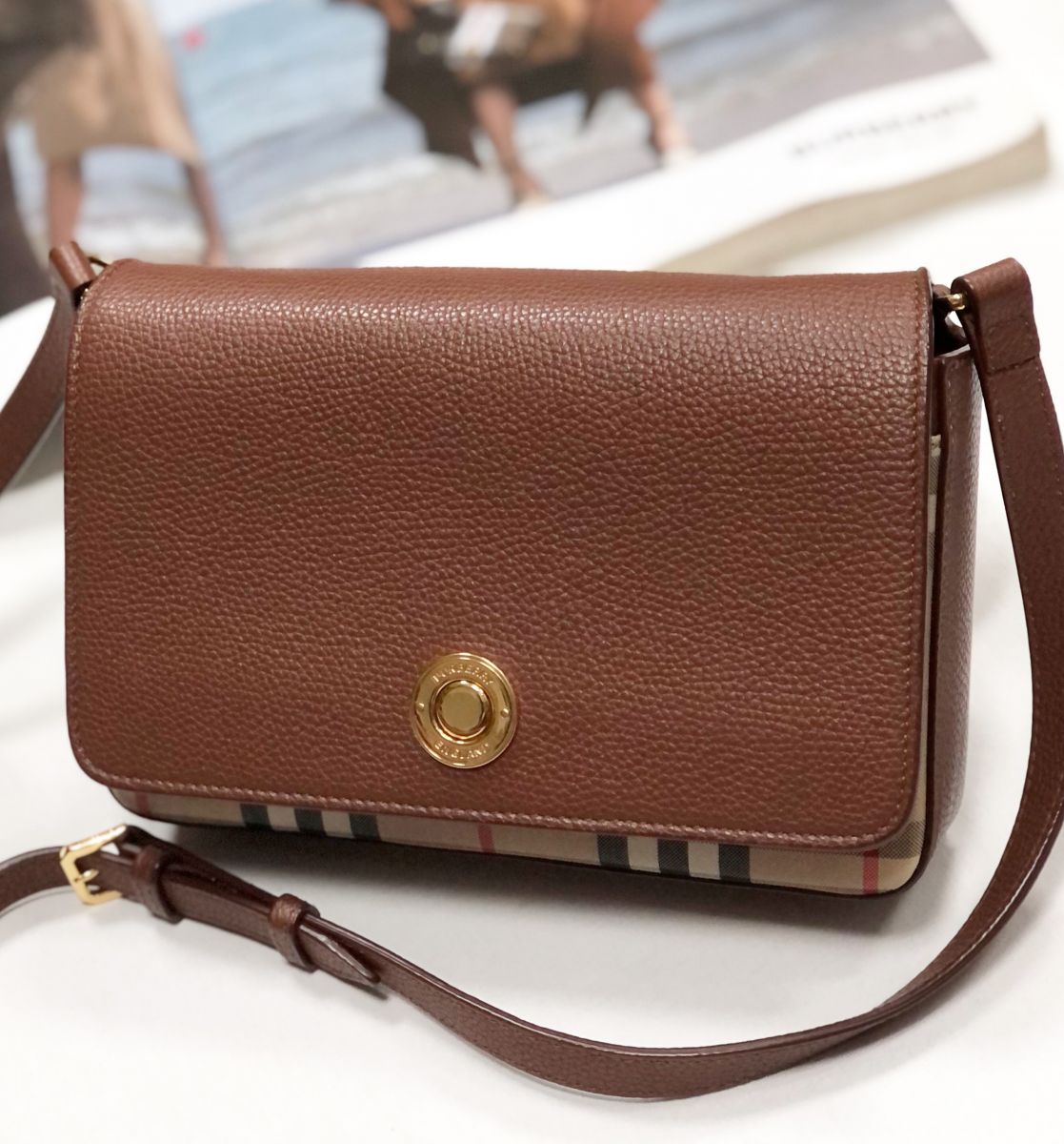 Сумка Burberry размер 20/13 цена 42 309 руб
