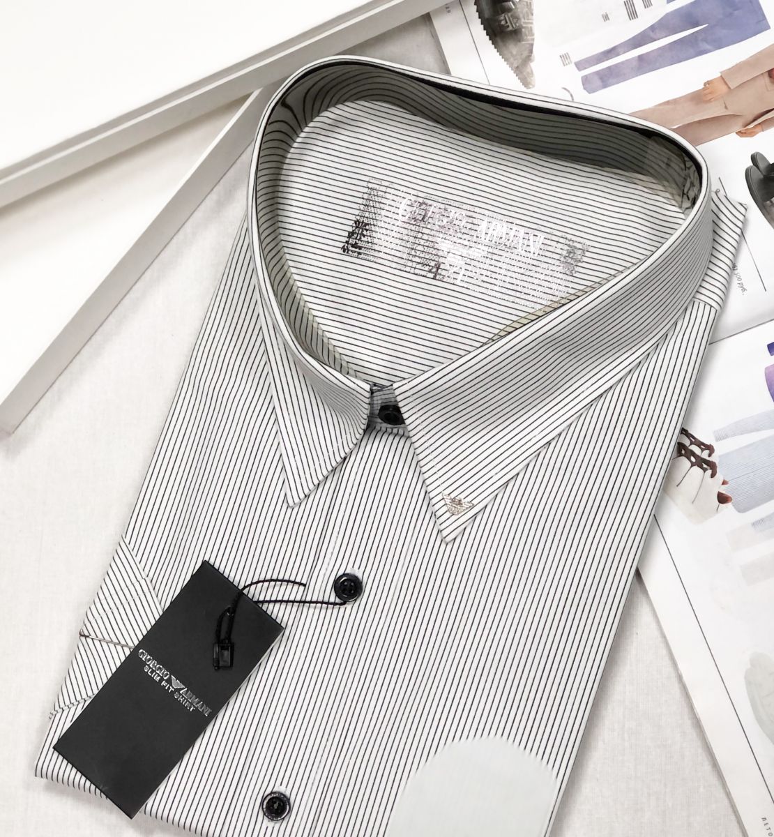 #mechtamen Рубашка Giorgio Armani размер 4 XL цена 7 828 руб

