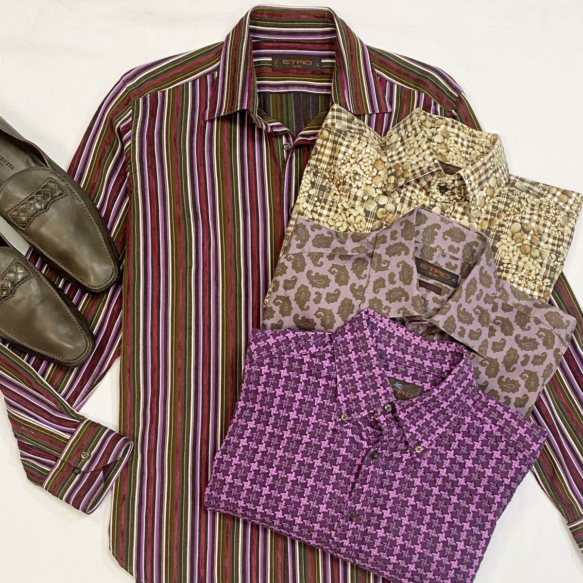 #mechtamen Рубашки Etro размер 42/L цена от 3 077 руб до 4 616 рубБотинки Bottega Veneta размер 43 цена 18 462 руб
