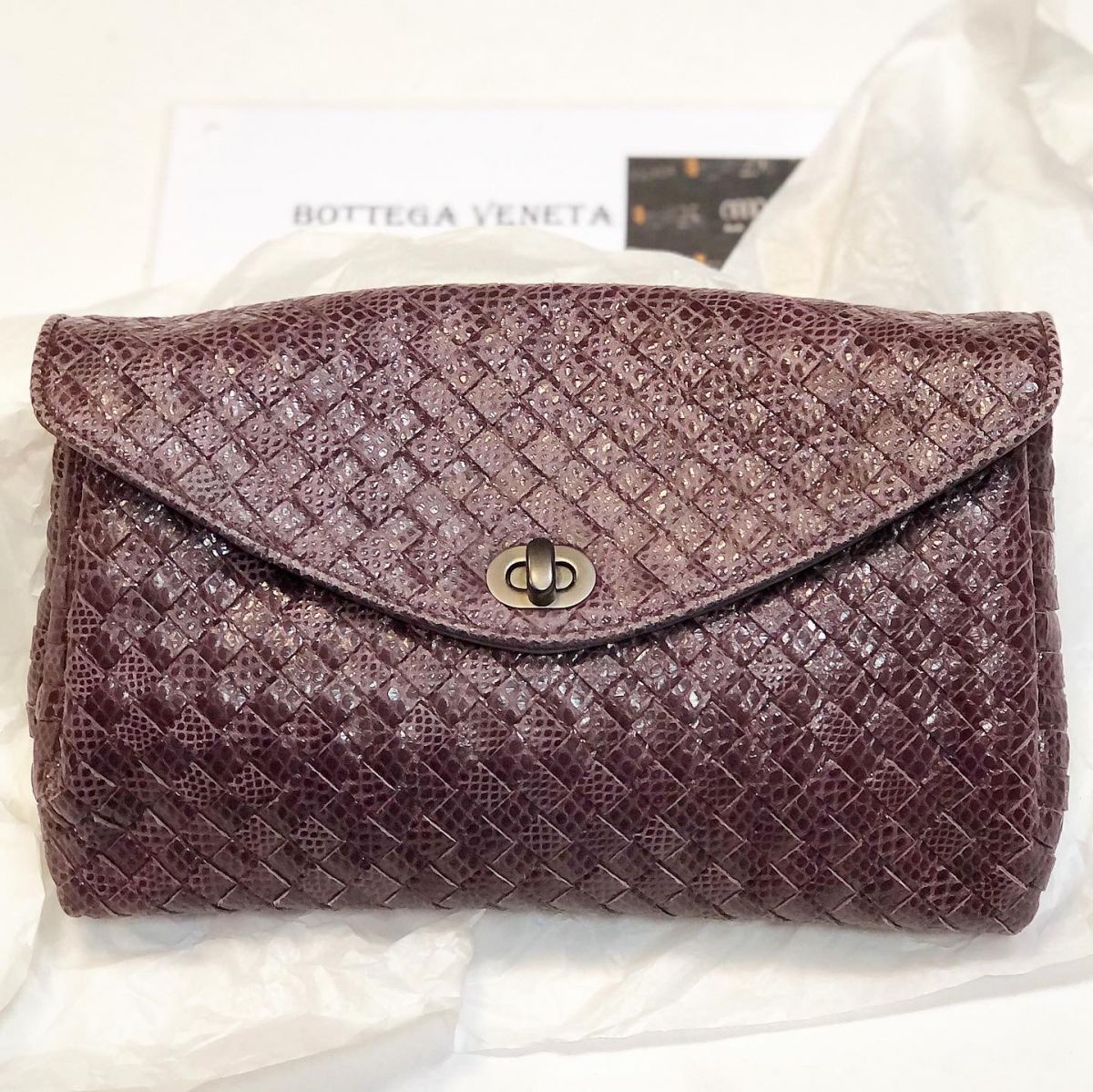 Клатч Bottega Veneta  размер 25/15 цена 15 385 руб