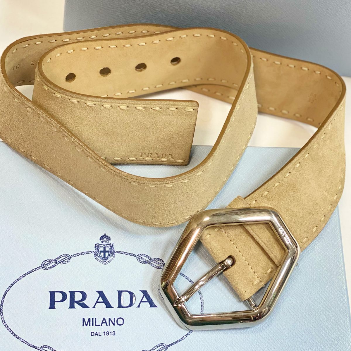 Ремень Prada размер 38/32 цена 2 308 руб 