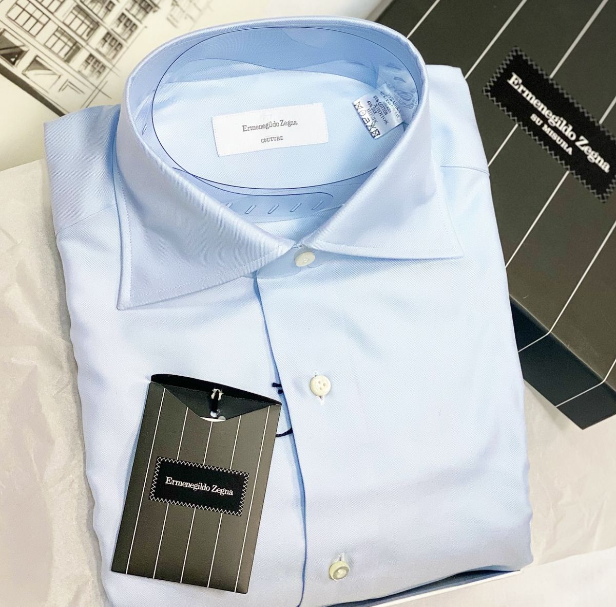 
Рубашка Ermanegildo Zegna размер 50 цена 7 693 руб / новая / упаковка /