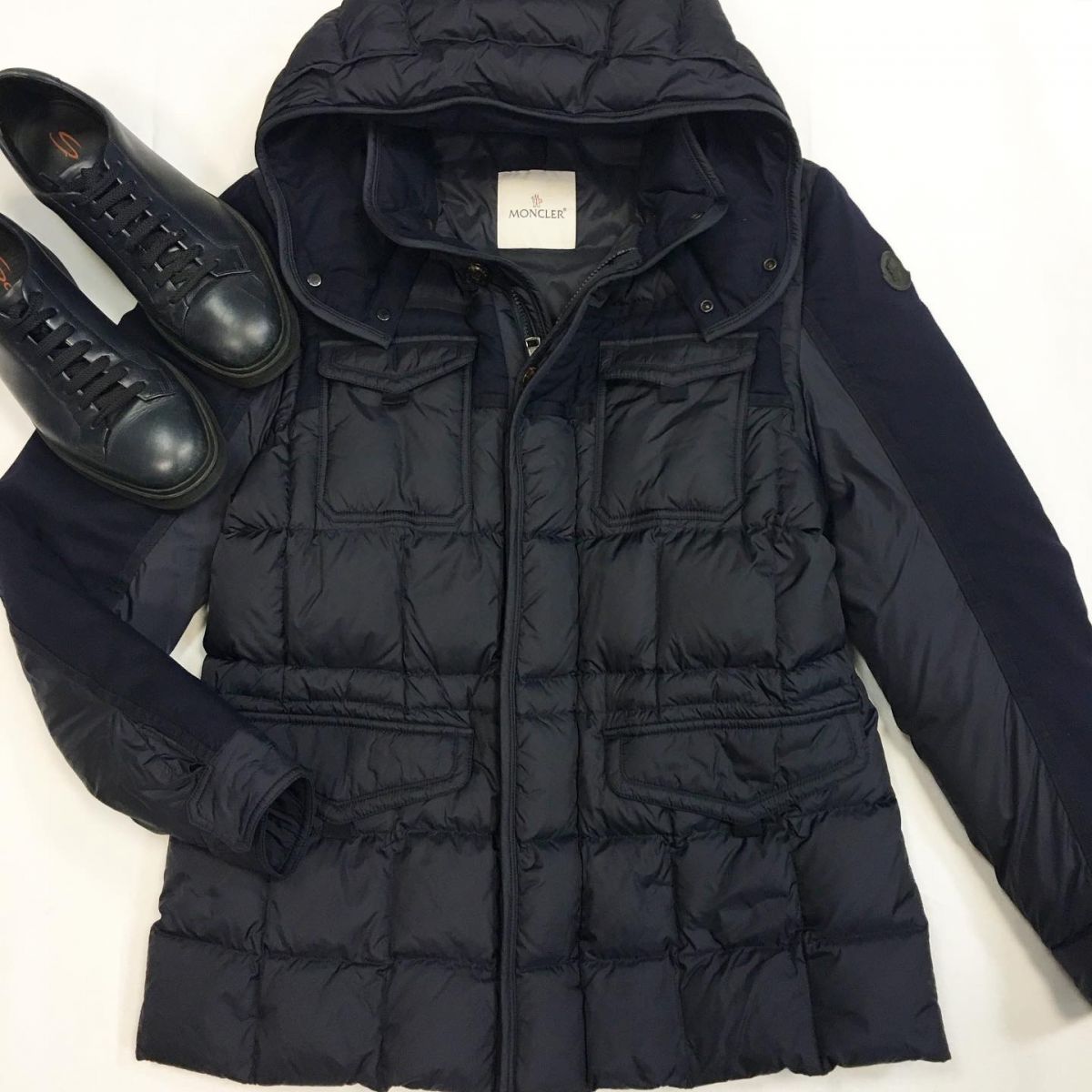 #mechtamen Куртка Moncler  размер 4 цена 46 155 руб Ботинки Santoni  размер 42 цена 7 693 руб