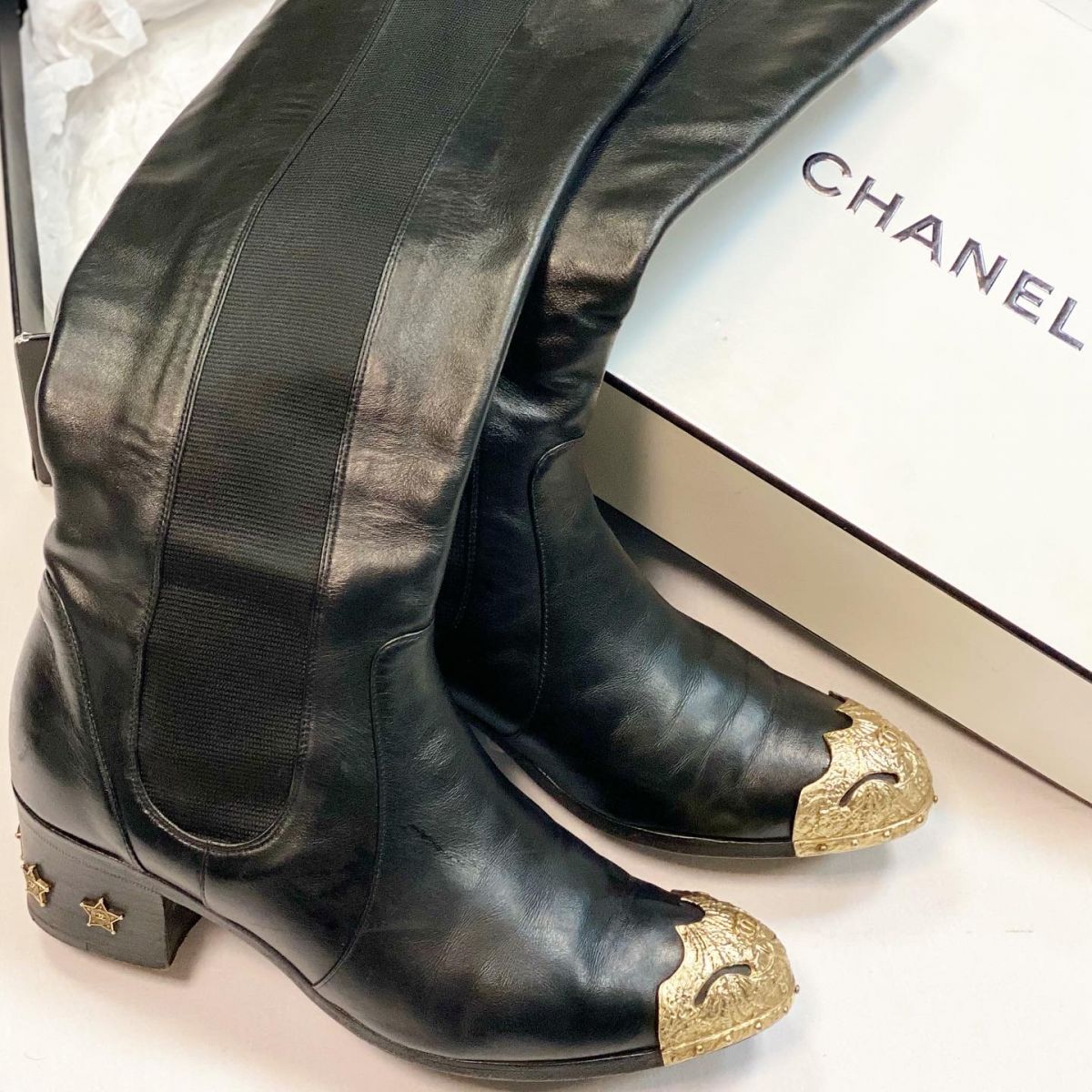 Сапоги Chanel размер 40 цена 30 770 руб 