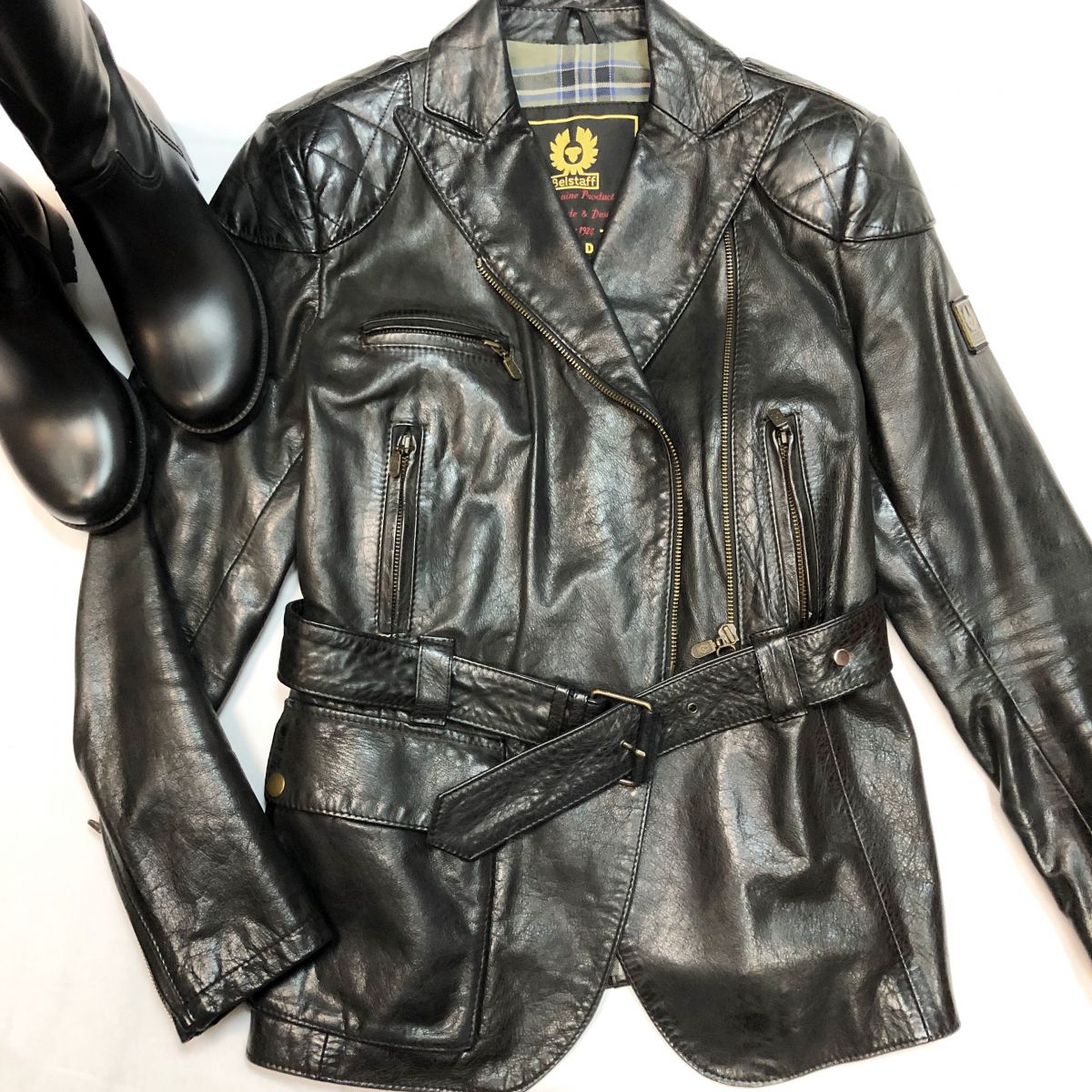 Куртка /кожа/ BELSTAFF размер 42 цена 23 078 руб