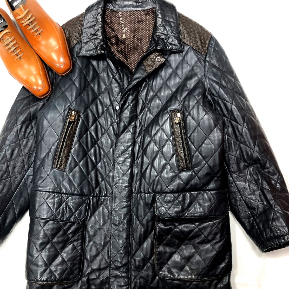 #Mechtamen
Куртка /кожа/ UOMO размер 58 цена 64 617 руб