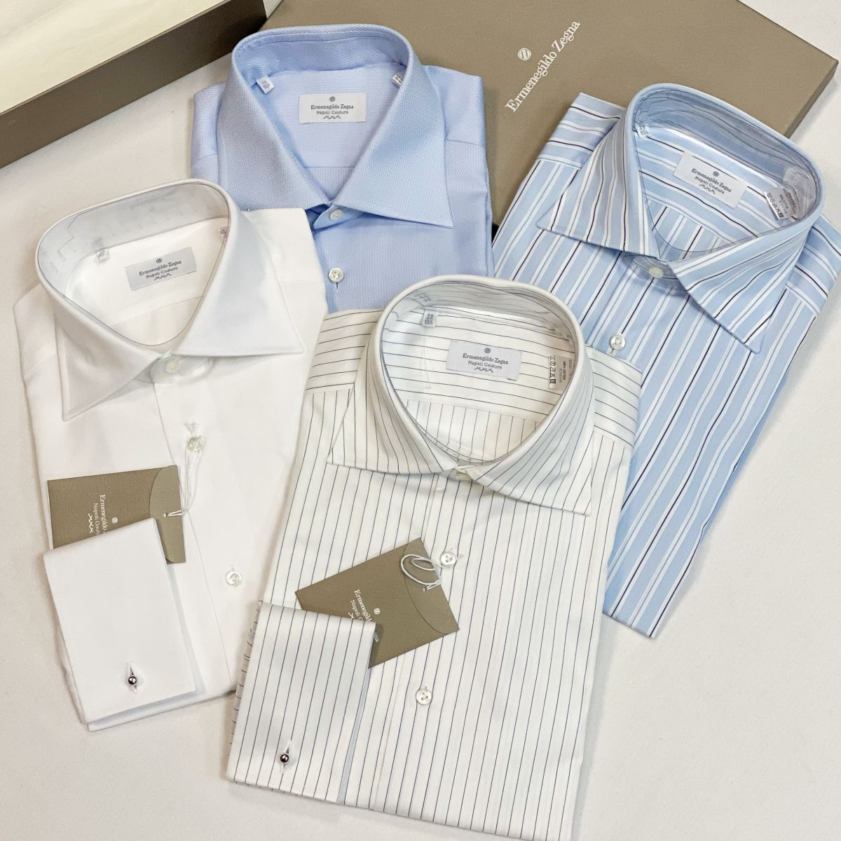 #mechtamen Рубашки Zegna размер 39.15.5 цена по 7 693 руб/новые с биркой/ 