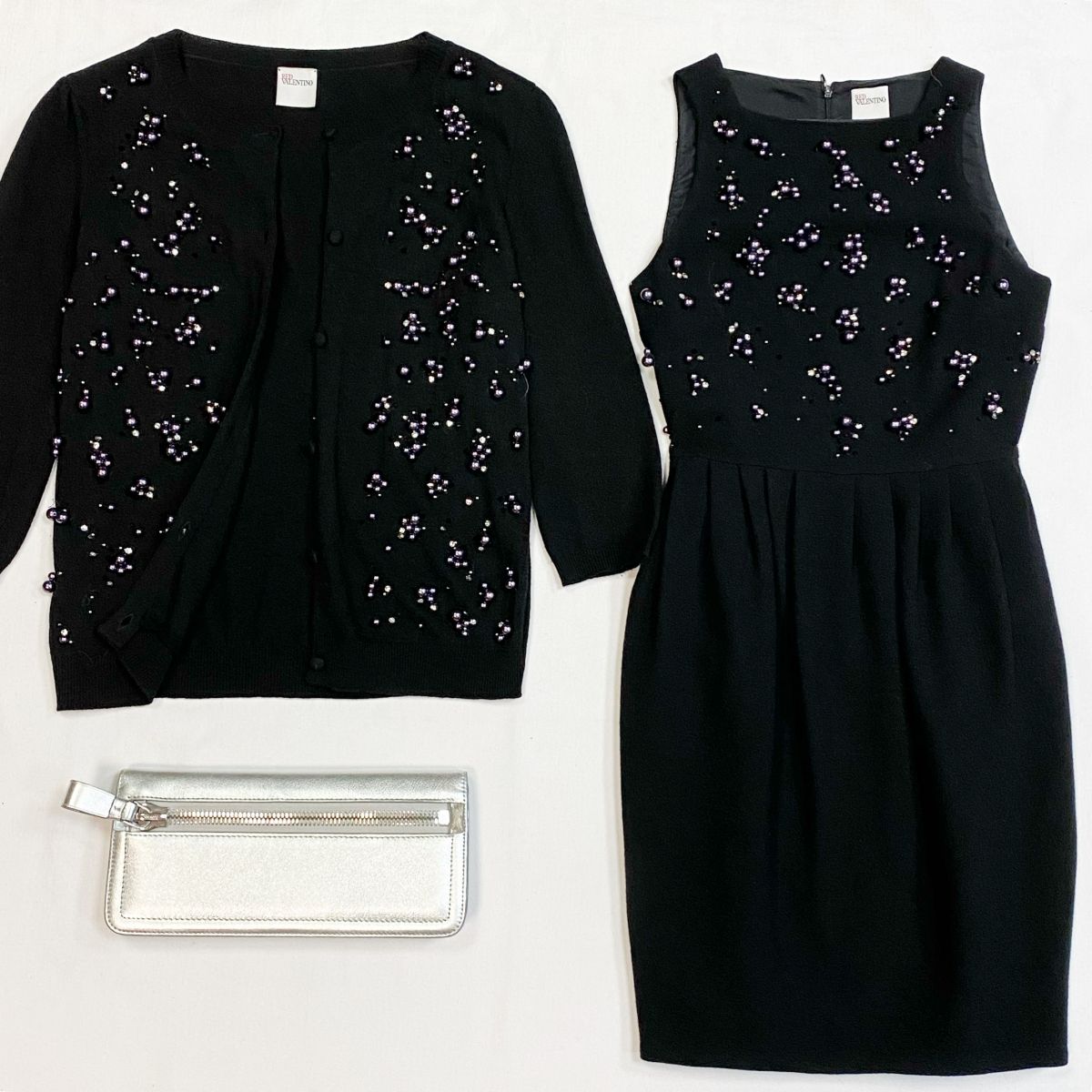 Кардиган + Платье/камни/ Red Valentino размер S цена 12 308 рубКлатч Tom Ford