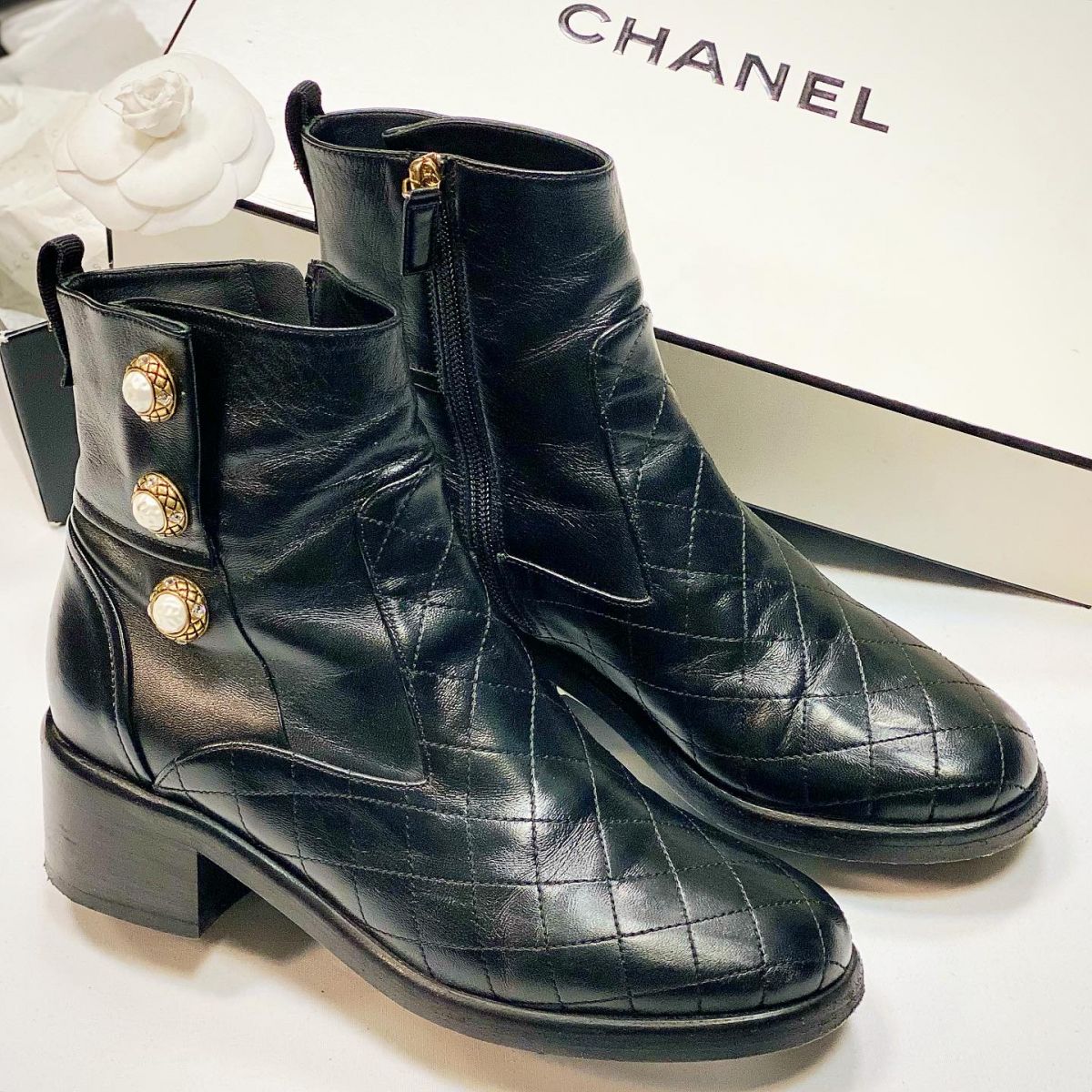 Ботинки Chanel размер 38 цена 30 770 руб 