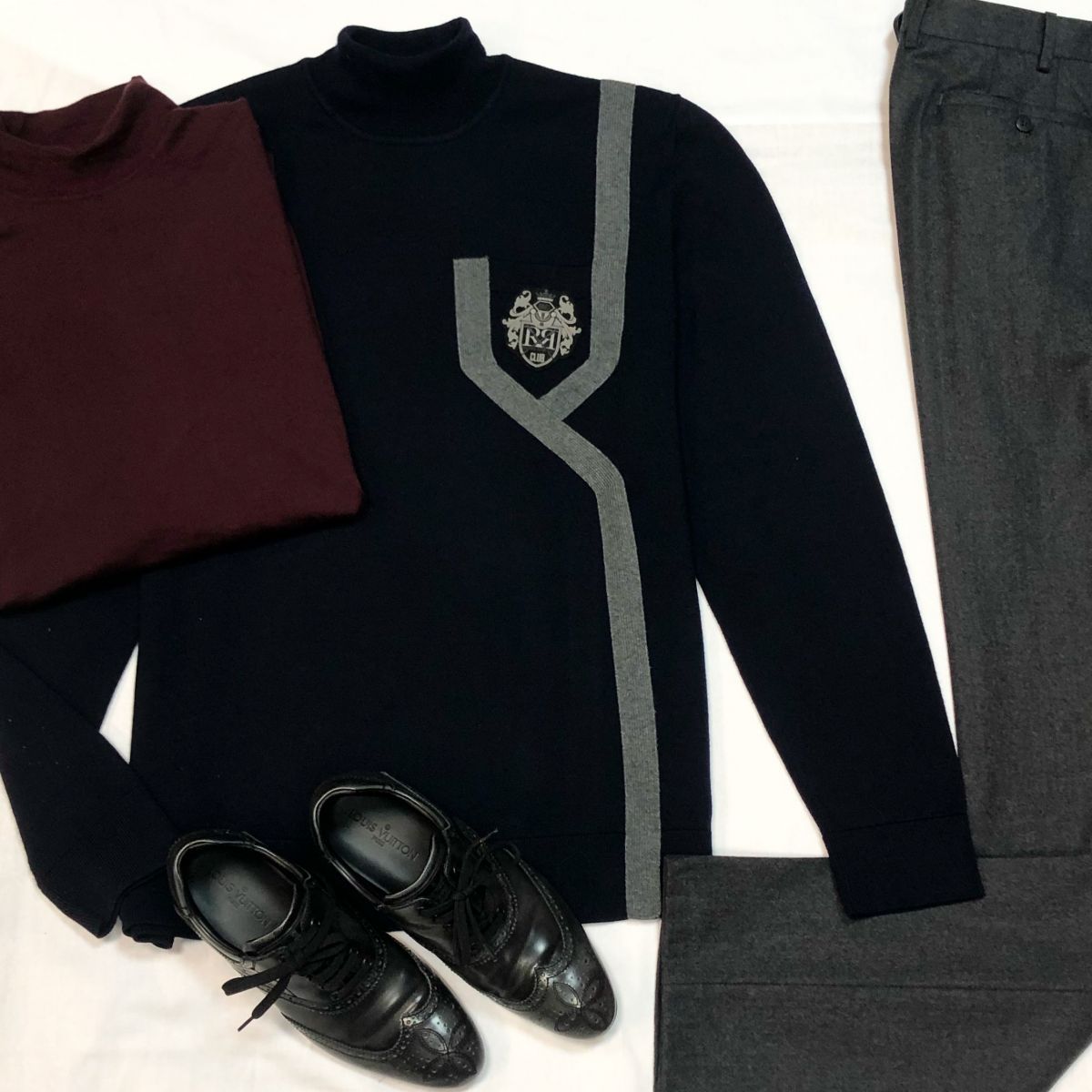 #MechtamenСвитера DOLCE GABBANA / BIKKEMBERG размер XXL / 48 цена 6 154 руб / 7 693 руб Брюки BOGGI размер 54 цена 9 231 руб