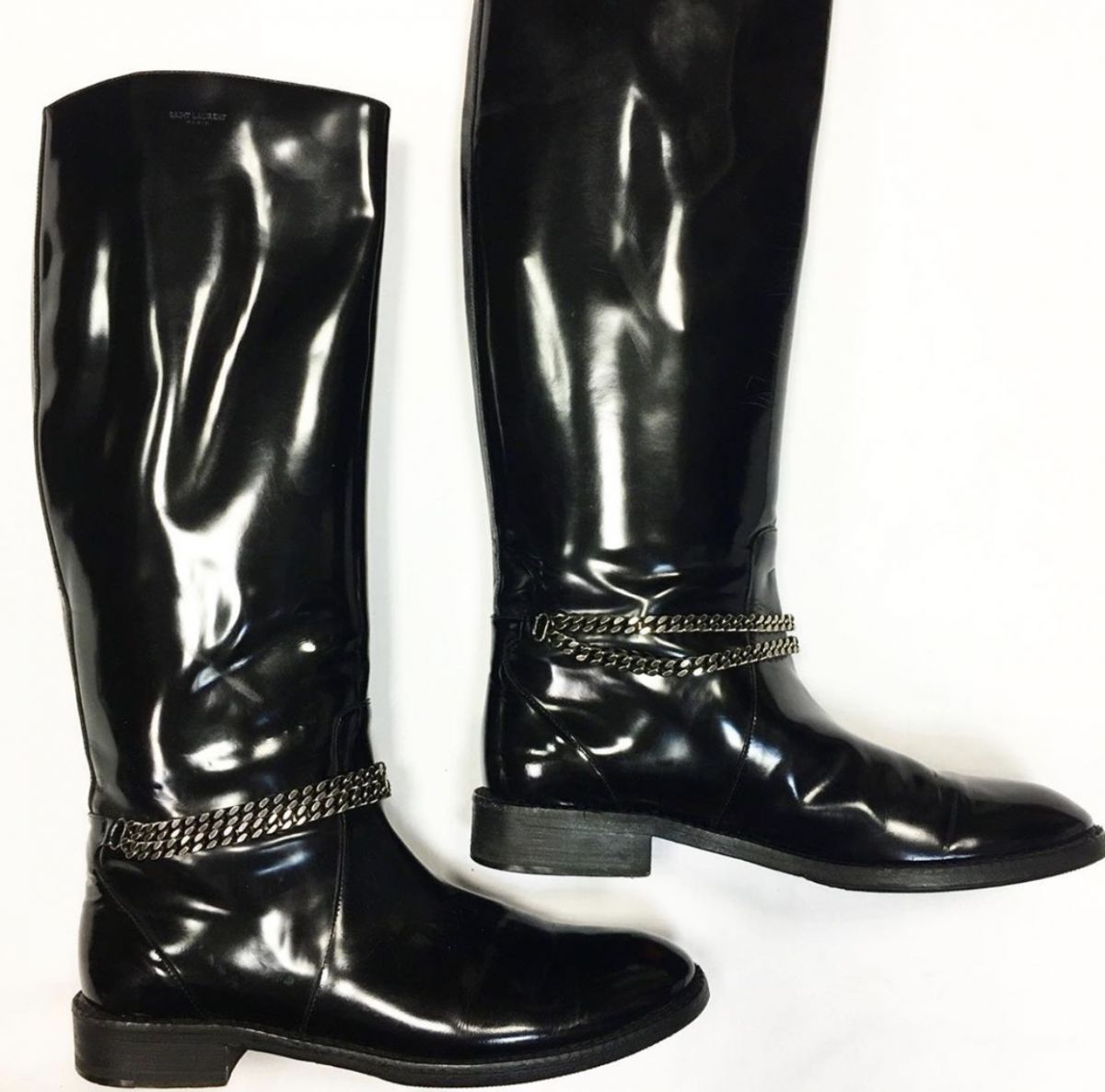 Сапоги Saintlaurent размер 40.5 цена 13 847 руб