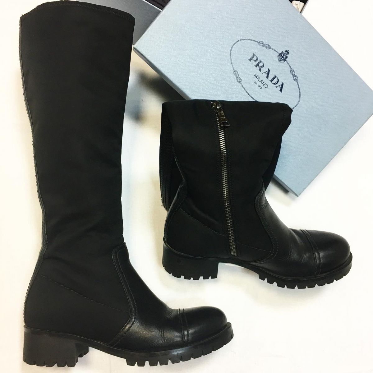 Calzature donna deals prada boots
