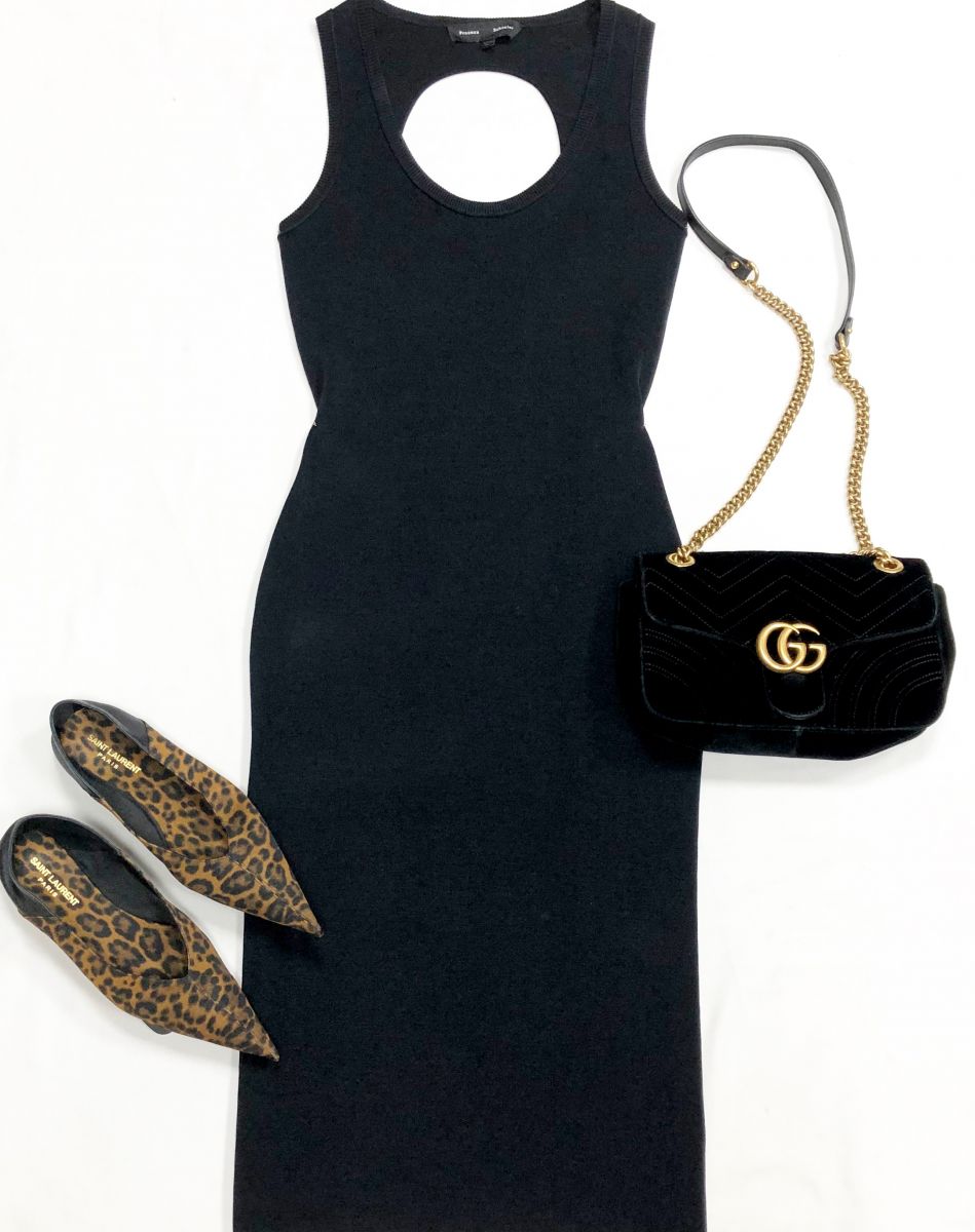 Платье PROENZA SCHOULER размер XS цена 12 524 руб
Балетки Saint Laurent размер 39 цена 23 483 руб
Сумка Gucci 
