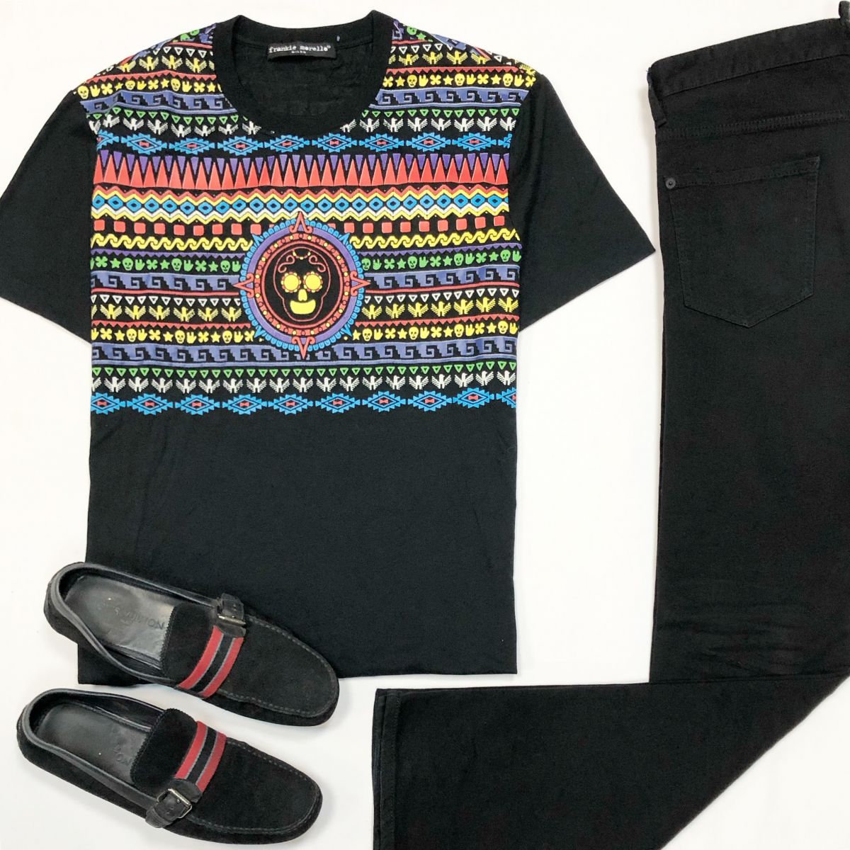 #mechtamen Футболка Frankie Morello размер XXL цена 2 308 рубДжинсы Dsquared размер 50 цена 6 154 рубЛоферы Louis Vuitton размер 42.5 цена 7 693 руб