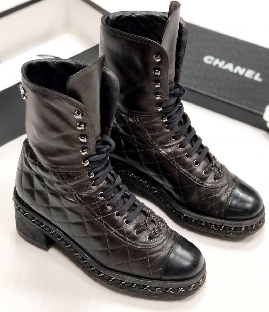 Ботинки Chanel размер 38 цена 15 655 руб
