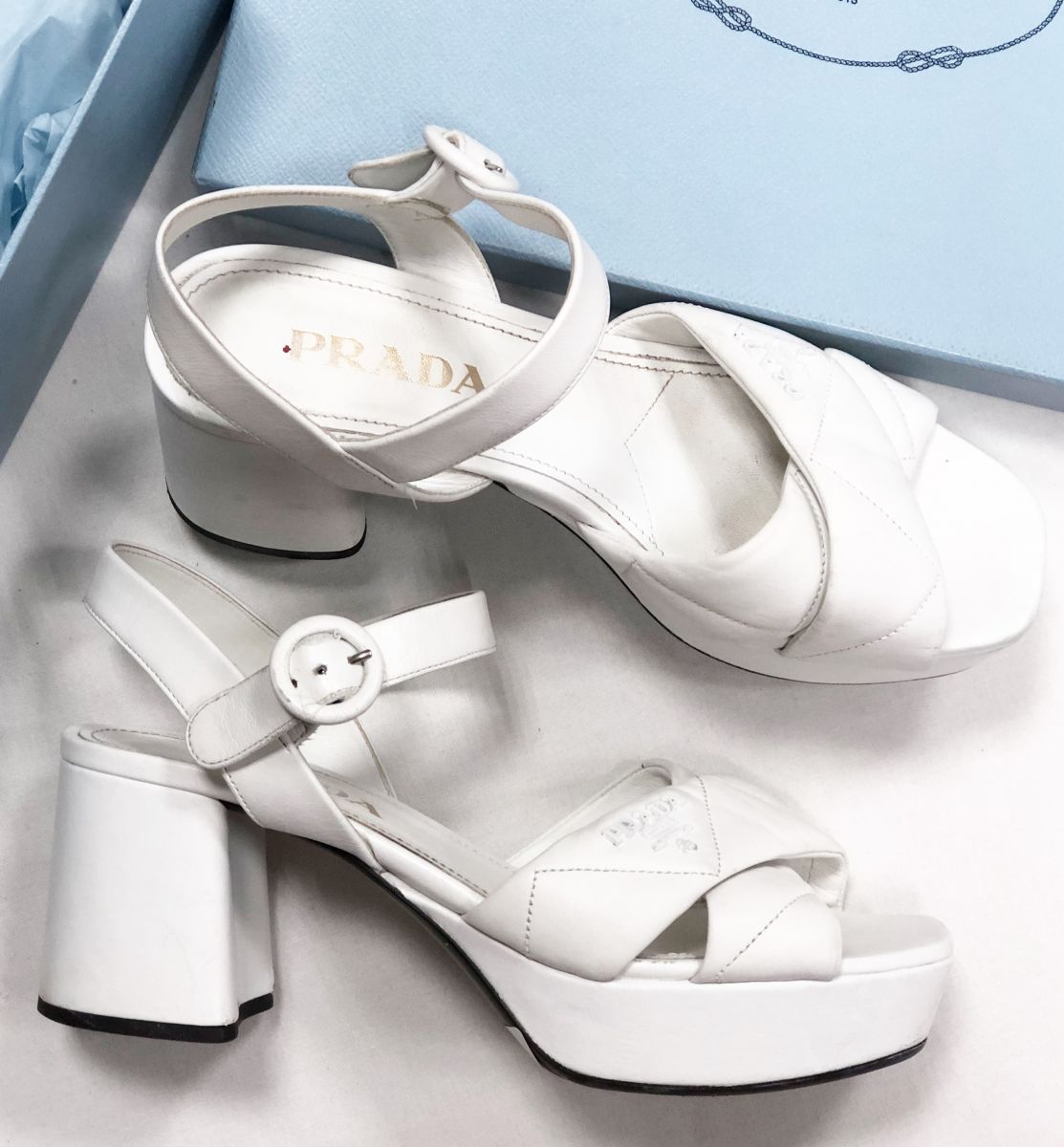 Босоножки Prada размер 37 цена 7 828 руб 