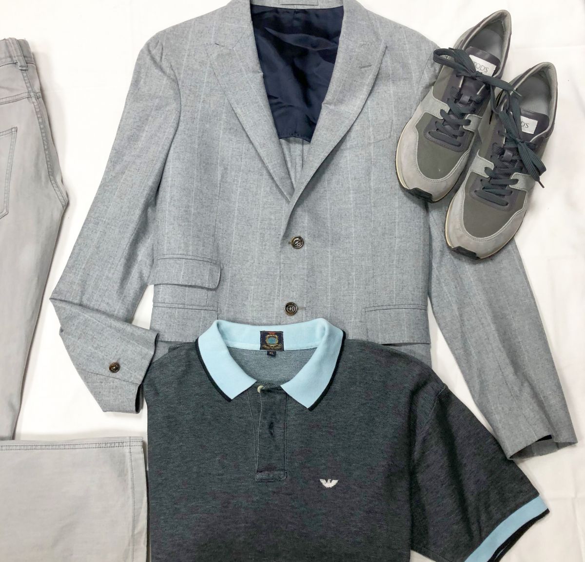 #Mechtamen
Пиджак ELEVENTY размер 50 цена 23 483 руб 
Поло EMPORIO ARMANI размер XL цена 3 914 руб 
Джинсы BRIONI размер 35 цена 7 828 руб