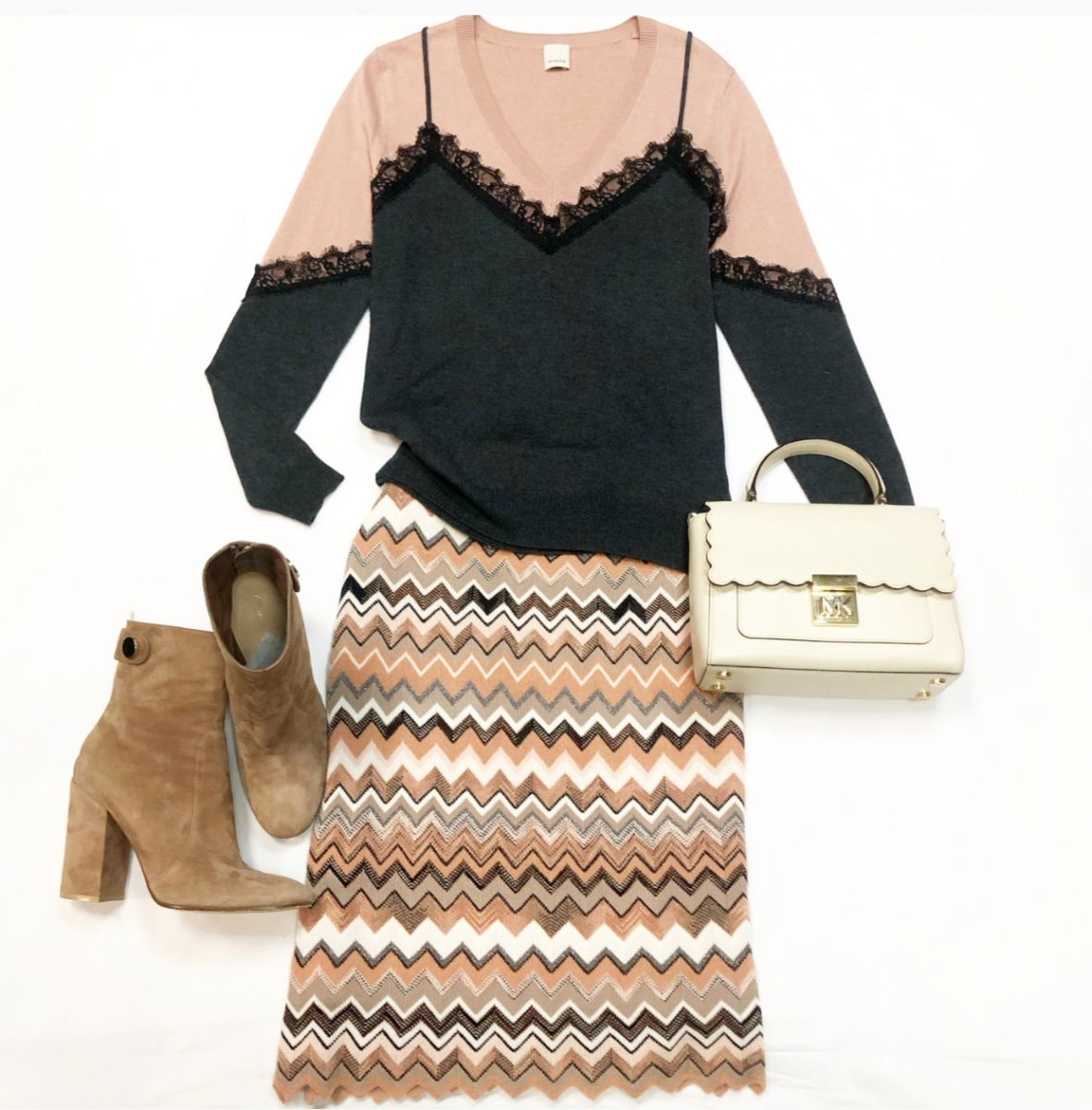 Кофта PINKO размер XS цена 3 077 руб Юбка MISSONI размер S цена 6154 руб Сумка MICHAEL KORS