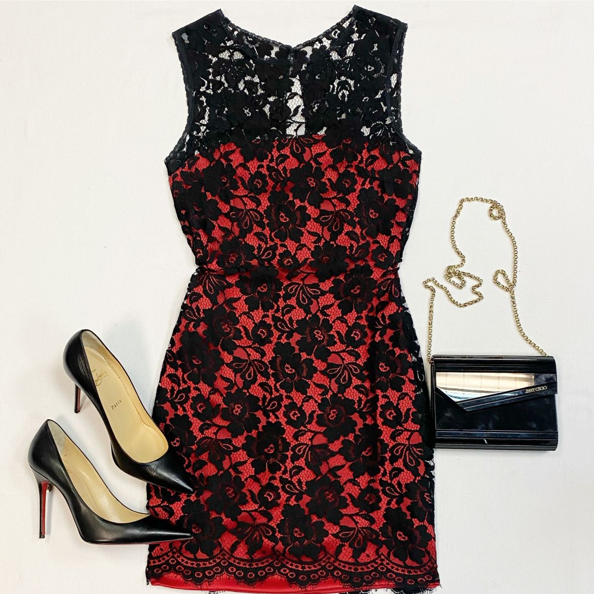 Платье/шитьё/ Dolce Gabbana размер 40 цена 4 616 рубТуфли Louboutin размер 39.5 цена 10 770 рубСумка Jimmy Choo