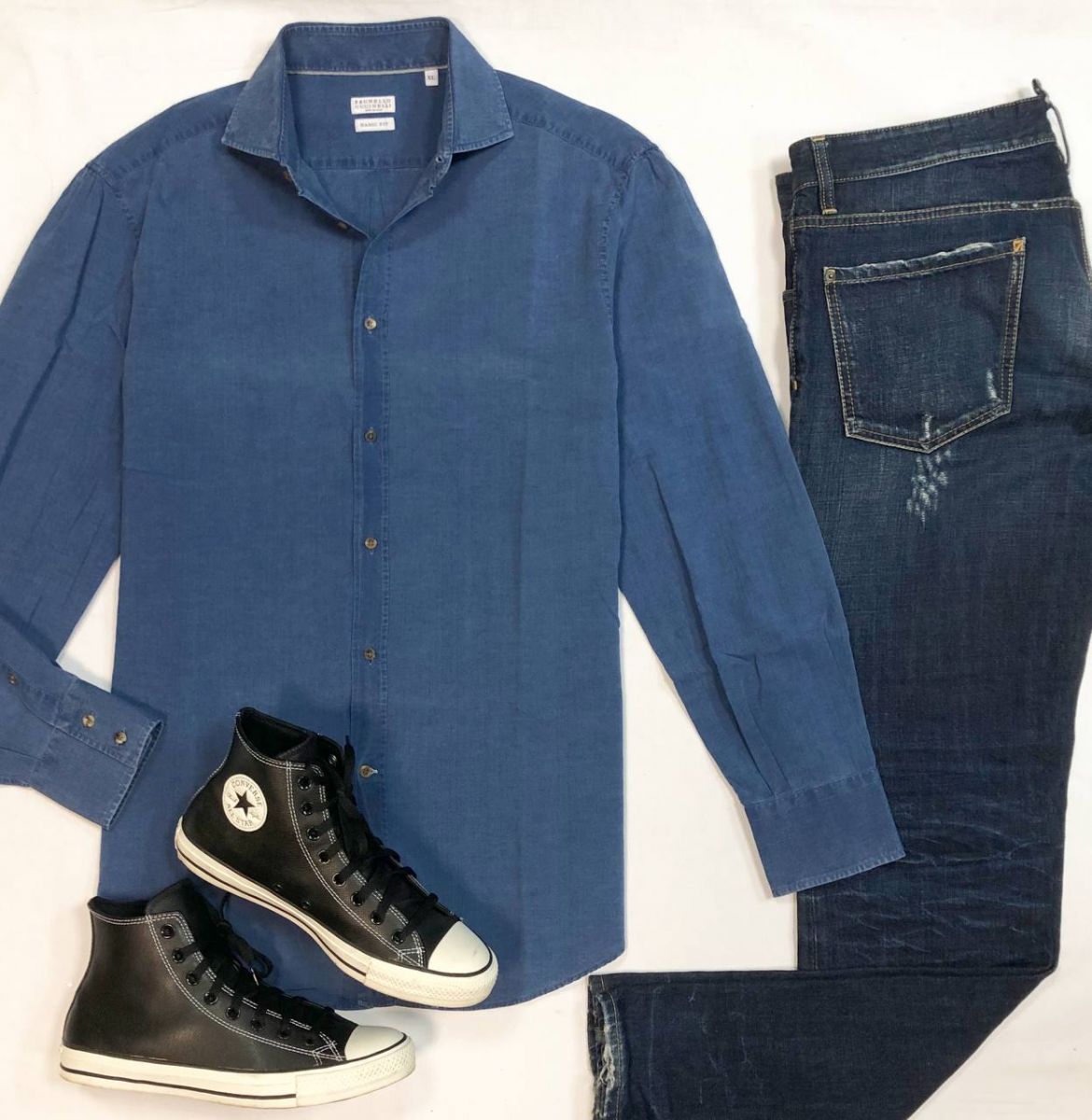 #mechtamen Рубашка Brunello Cucinelli размер XL цена 10 770 руб
Джинсы DSQUARED размер 50 цена 6 154 руб
Кеды Converse размер 42 цена 3 846 руб