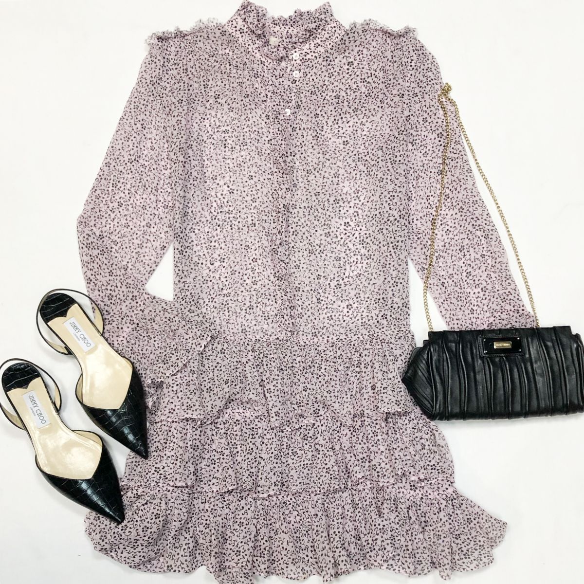 Платье Zadig Voltaire размер 40 цена 12 308 рубМюли Jimmy Choo размер 40 цена 23 078 рубСумка Armani