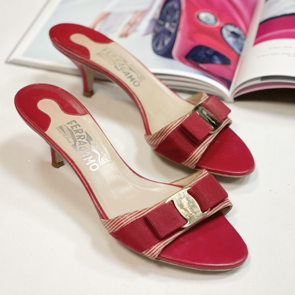 Сабо Salvatore Ferragamo размер 37.5 цена 6 154 руб 