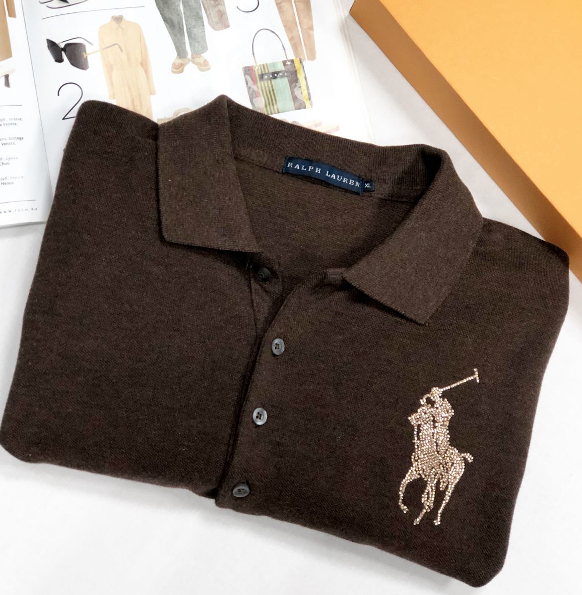 Поло Ralph Lauren размер XL цена 4 697 руб 